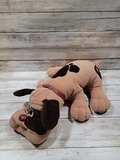 Vintage 1985 Tonka Pound Puppies 17  Brown with Dark Brown Spots Plush