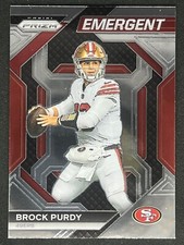 BROCK PURDY 2023 Panini Prizm Emergent Insert #H-2 | 49ers