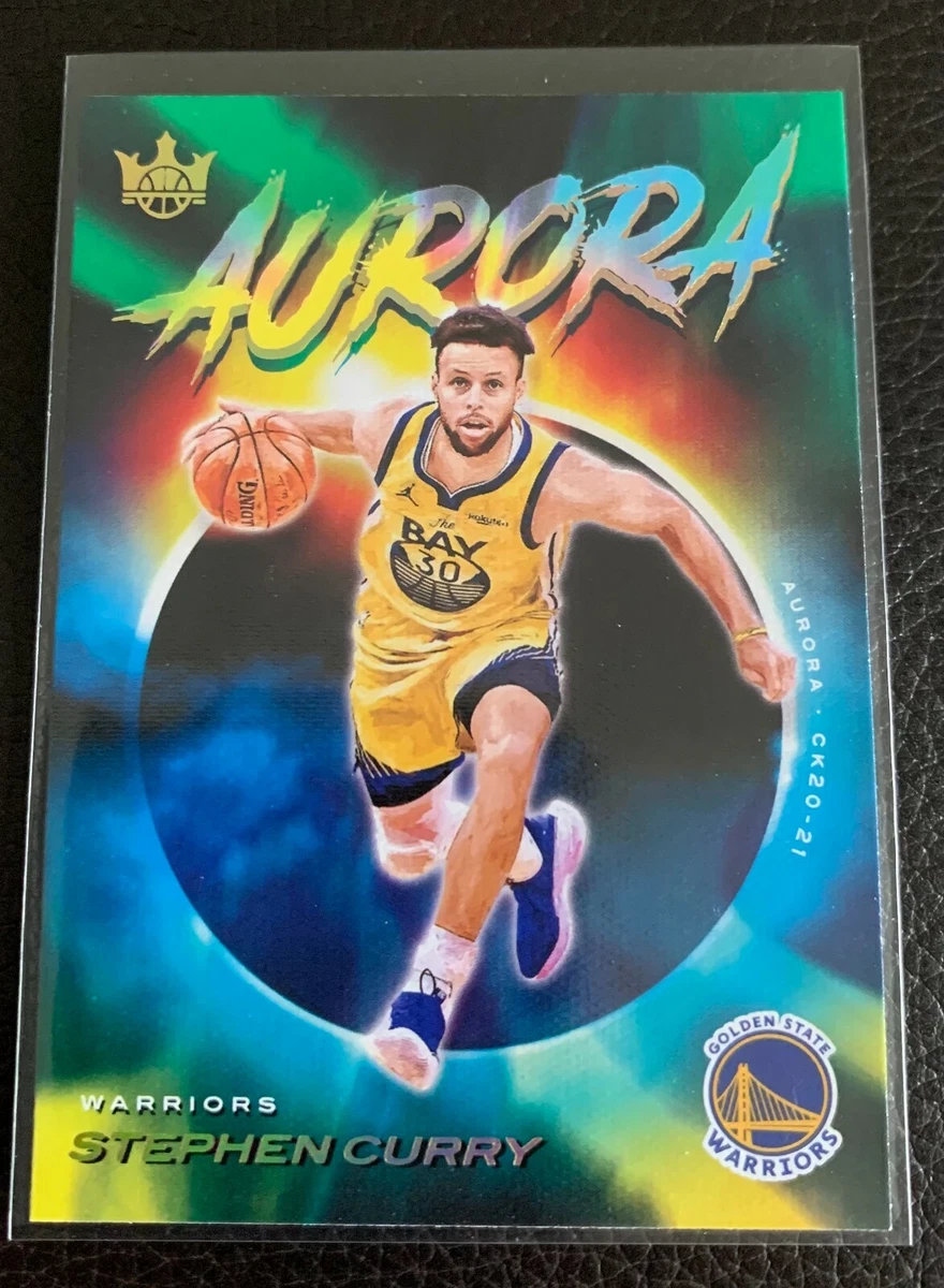 2020-21 Court Kings Stephen Curry Aurora Golden State Warriors SSP