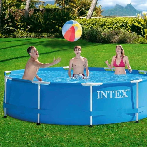 Intex 28202 piscina frame 305x76 cm rotonda con telaio pompa filtro - Foto 3 di 10