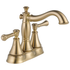 Delta Cassidy 2-Handle Bathroom Faucet Champa...