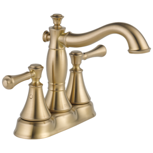 Delta Cassidy 2-Handle Bathroom Faucet Champagne Bronze-Certified ...