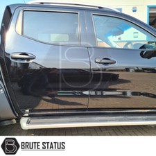 For Nissan Navara NP300 2015+ Door Handle Covers Matt Black Keyless