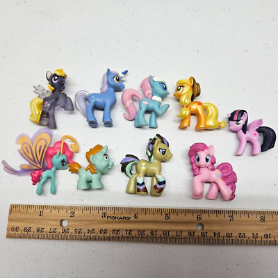 My Little Pony BLIND BAG LOT of 9 Figures - Whooves Snipsy Cloudia Royal Lotus