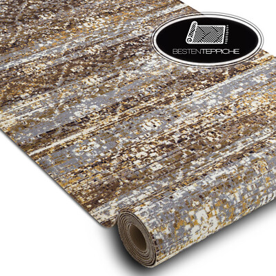 Modernen Original Antirutsch Läufer DIGITAL BERGEN Marokkanisches Trellis beige