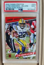 🔥2020 Panini Prestige Football Clyde Edwards-Helaire Green Xtra Pts PSA 9 Pop 2