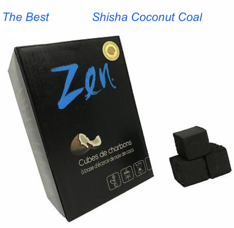 Cubes De Charbon De Noix De Coco Zen Pour Chicha – 907 G (environ 64 Cubes), Longue Durée De Combustion