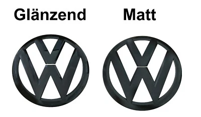 VW Zeichen Schwarz Hinten Golf 6 GTI GTD RLine Edition 35 Adidas Emblem NEU - Bild 1 von 4