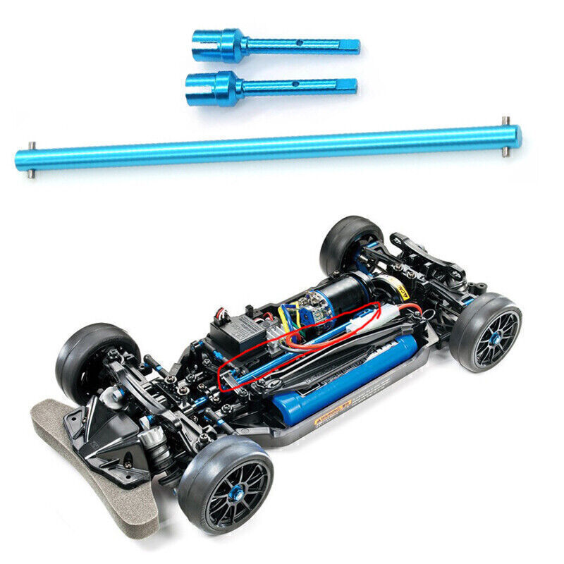 Aluminum Joint Shaft Set Upgrade For Tamiya TT02 TT-02 TT02B RC Car #54501/54502