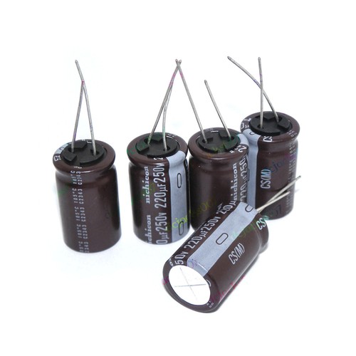 250V 220UF Nichicon Electrolytic Capacitors 220uF250V 18*30 mm - Picture 5 of 7