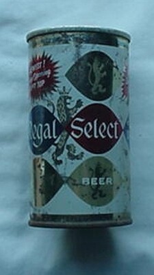 REGAL SELECT BEER CAN (1960s ALUMINUM PUNCH-TOP) MAIER BREWING COMPANY