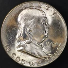 1954 FRANKLIN HALF DOLLAR FRESH FROM ORIGINAL COLLECTION-LOT AA-3089