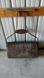 Vintage Water Weighted Lawn Roller - Dunham Steel 14"x24" Garden Tool