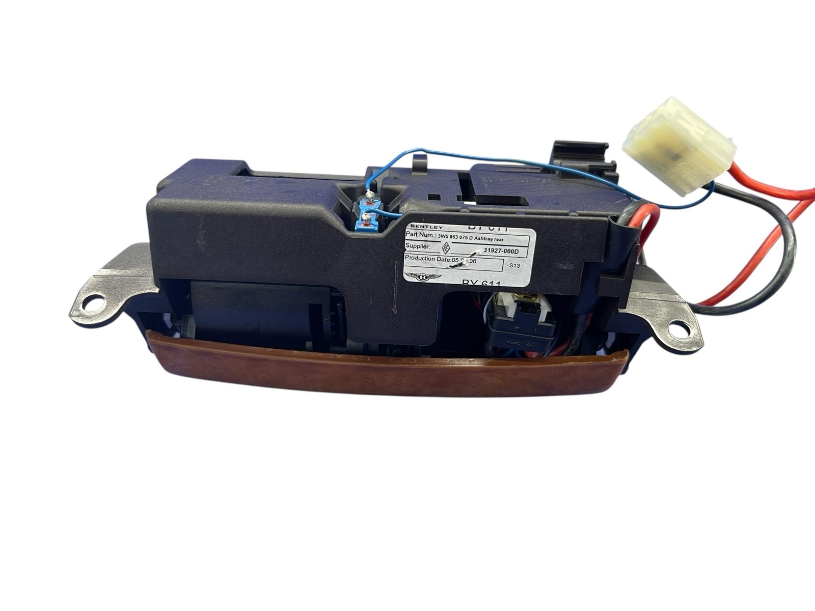 2006-2012 BENTLEY CONTINENTAL FLYING SPUR REAR CONSOLE STORAGE COMPARTMENT *NOTE