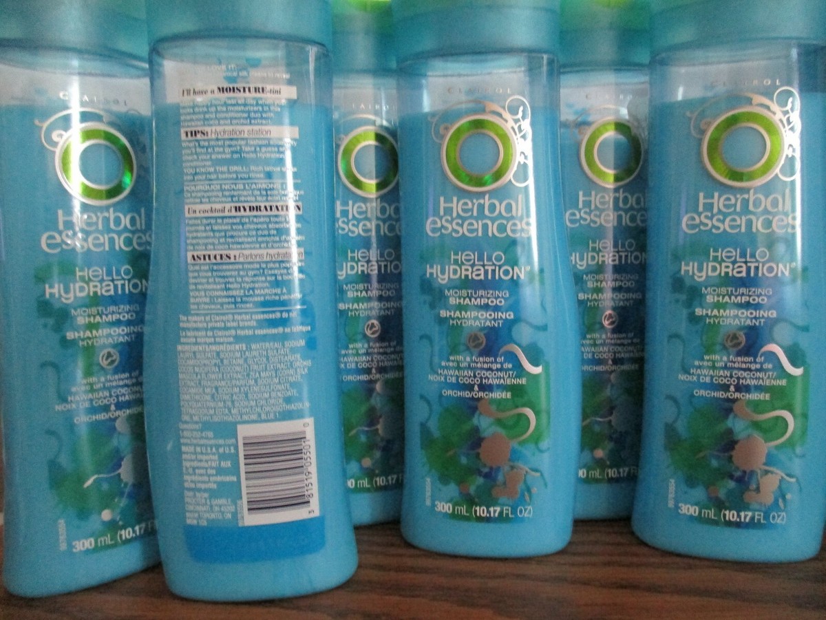 Herbal Essences Hello Hydration Moisturizing 6 Shampoos / 3