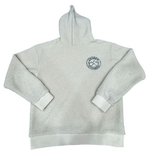Scotch & Soda Men’s Sherpa Hoodie Pullover Off White Size M GUC - Picture 4 of 10