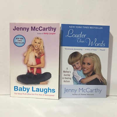 2 PC Lot Louder Than Words Healing Autism Belly Laughs Jenny McCarthy 319