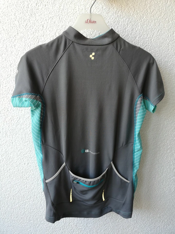 CUBE WLS Roundneck Jersey Women kurz Trikot gray blue Radtrikot NEU #2701 Gr. L - Bild 3 von 4