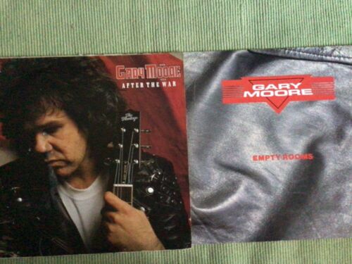 GARY MOORE - 2 RECORDS - AFTER THE WAR LP + EMPTY ROOMS EP - Picture 1 of 9
