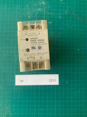 Omron Schaltnetzteil S82K-01524.   24V/0,6A
