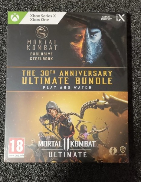Mortal Kombat 11 Ultimate Steelbook Bundle Game 4K Movie 2021 Xbox One Series X