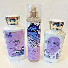 NEW Bath  Body Works Butterfly Body Wash Fragrance Mist Lotion Lot Full Size