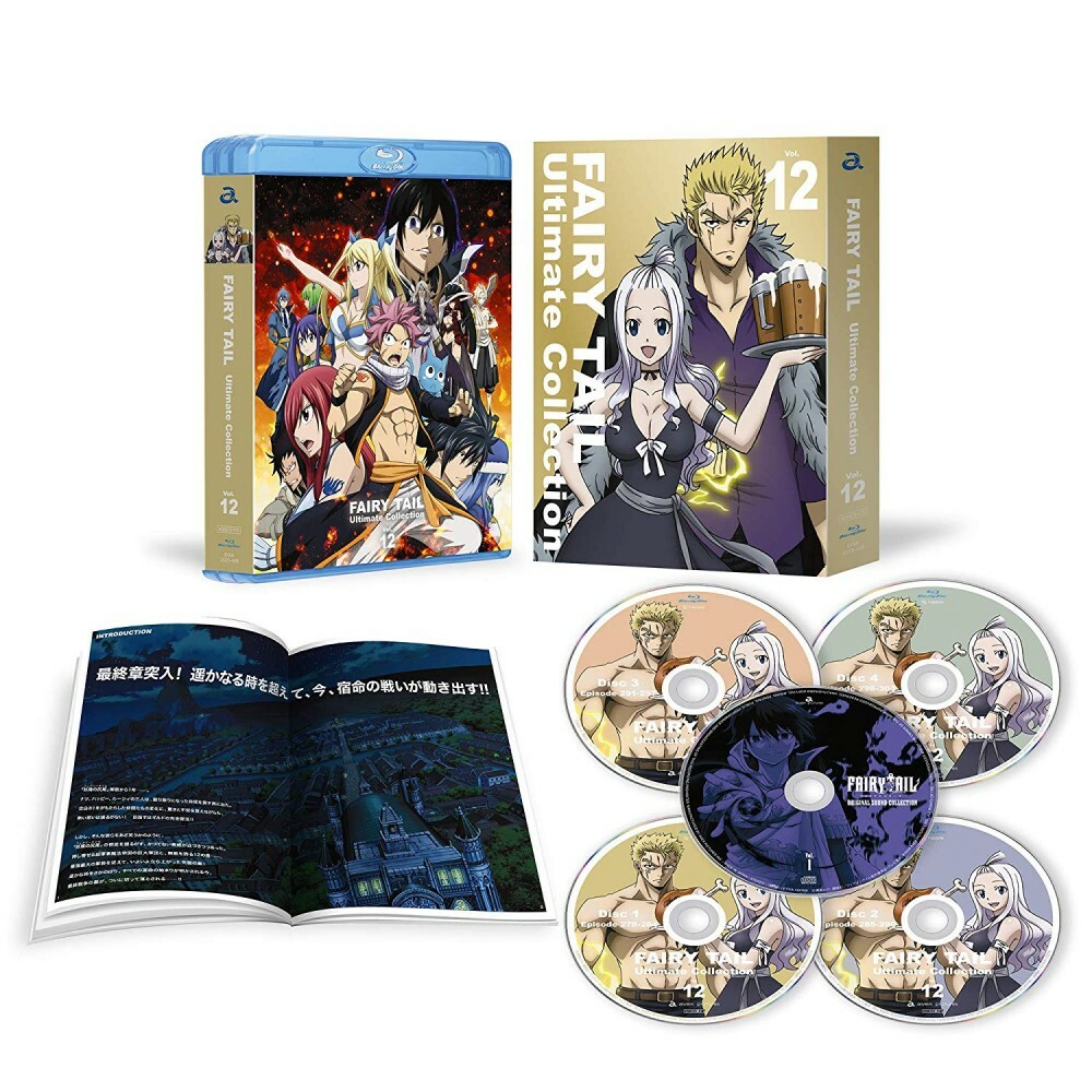 New FAIRY TAIL Ultimate Collection Vol.12 Blu-ray Soundtrack CD