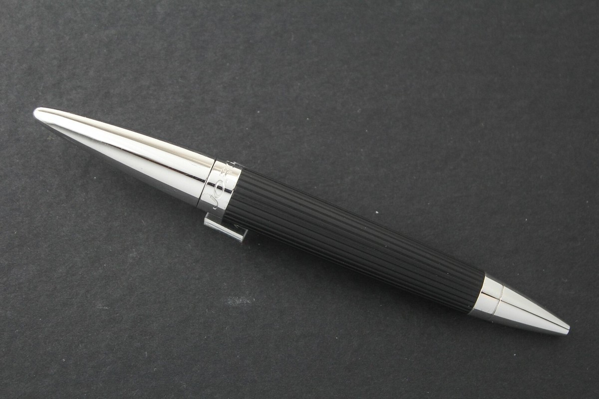 Jorg Hysek Palladium Black Rollerball/Ballpoint Pen with Pen