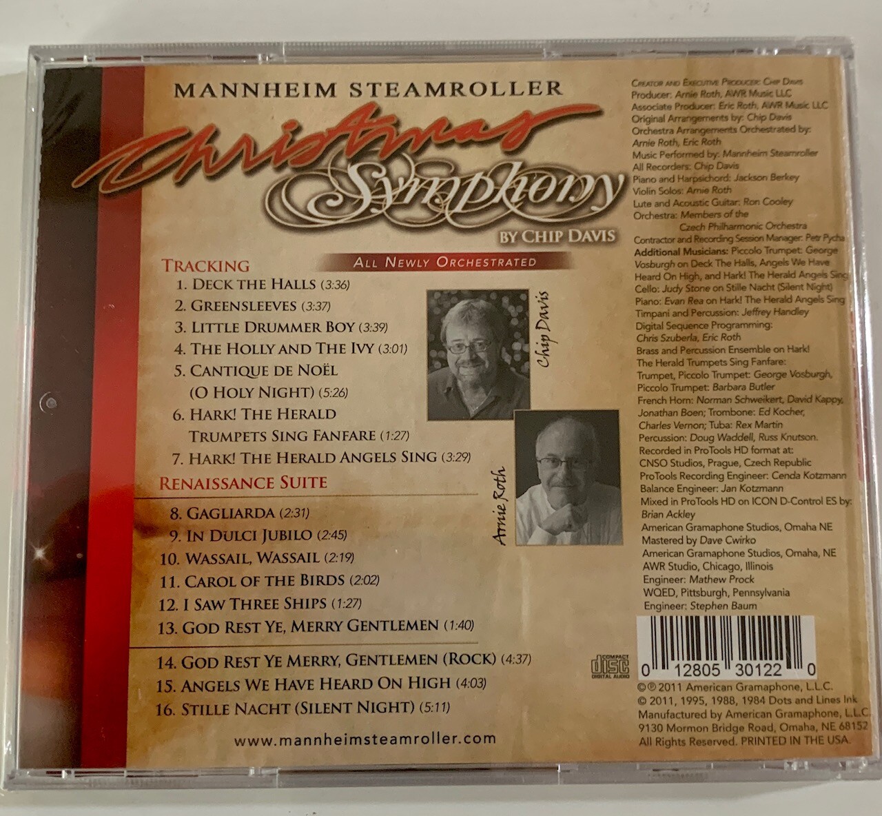 Mannheim Steamroller "Christmas Symphony", Chip Davis, Brand New