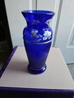 GEORGE FENTON LANDMARK COLLECTION COBALT BLUE VASE - LE#4608/5000