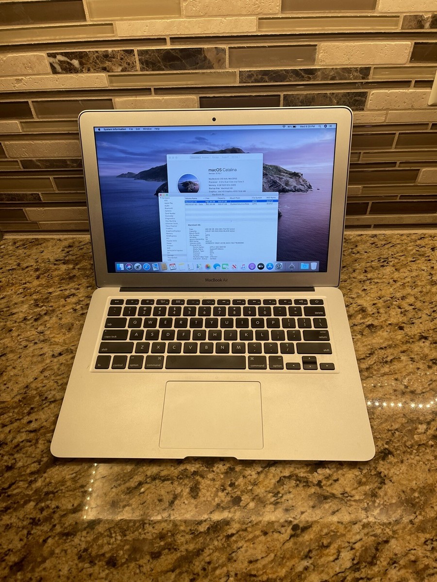 Apple MacBook Air 13'' Core I7 2.0 128GB, 8GB Ram 512gb SSD OS