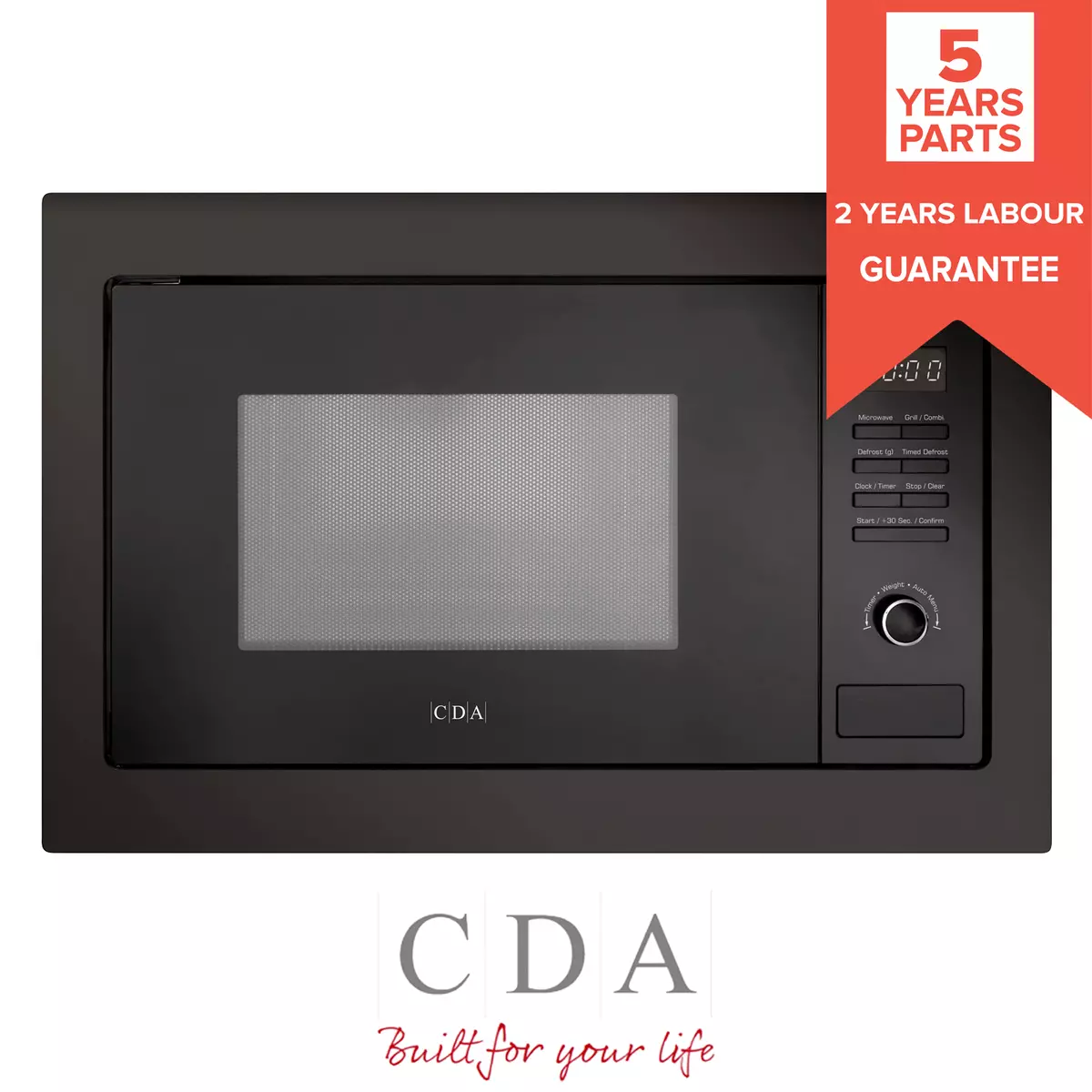 Cda built in on sale microwave