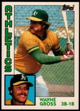 1984 Topps Tiffany #741 Wayne Gross NM+++ Athletics