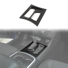 Center Console Gear Shift Box Panel Trim Cover For Dodge Charger 15+Carbon Fiber