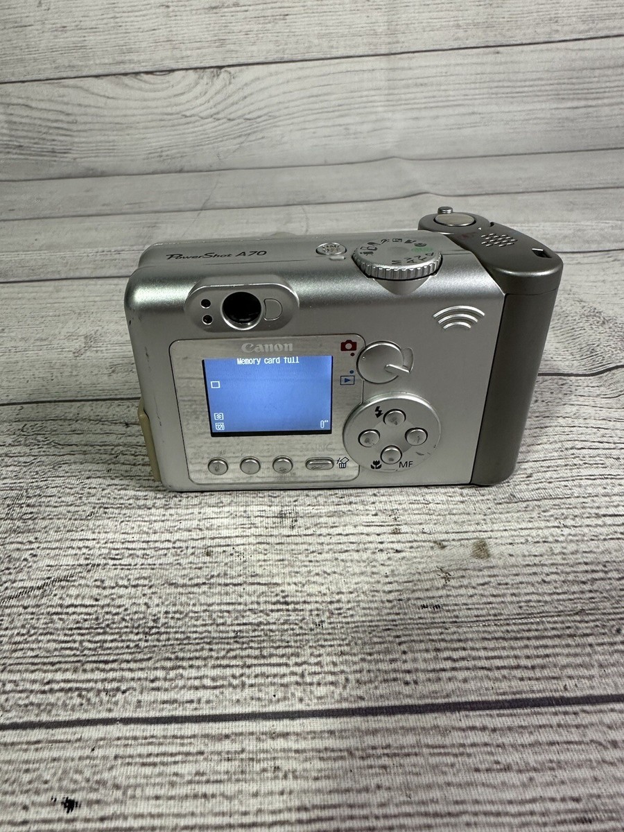 美品　Canon PowerShot A70 コンパクトデジタルカメラ Canon PowerShot A70 Digital Camera - Rare - Vintage