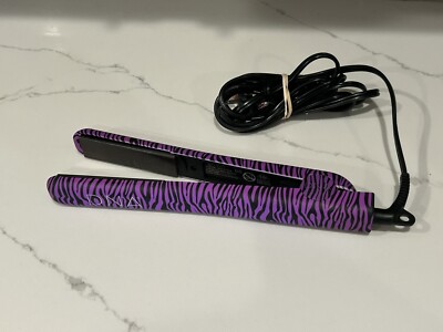 DNA Hair Tools Ceramic Flat Iron Purple Zebra | eBay display picture 3