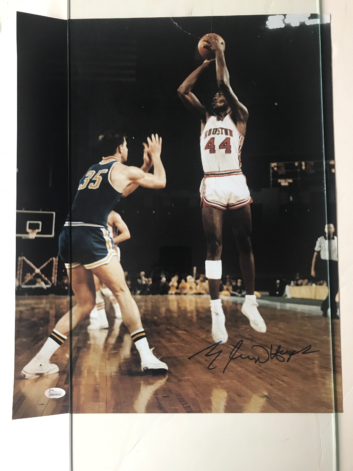 Elvin Hayes Autographed Signed Houston Rockets , San Diego/ , 16x20 Poster w/ JSA Sticker 