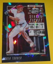 TREA TURNER BLUE/RED FOTL #19 OPTIC CONTENDERS CHRONICLES  /99 BASEBALL 2019