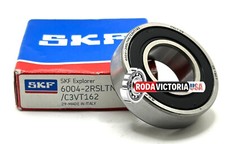 SKF 6004 2RSL TN9/C3 VT162 Deep Groove Ball Bearing, Rubber Sealed 20x42x12 mm