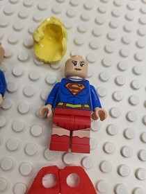 LEGO sh0157 sh0156 Supergirl & Superman from Brainiac Attack 76040 Minifigures