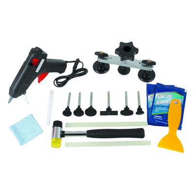 Carrozzeria auto fai da te strumenti di rimozione ammaccature auto strumenti di riparazione universale colla blu linguette strumento set di attrezzi auto riparazione ammaccature autoadesive blu