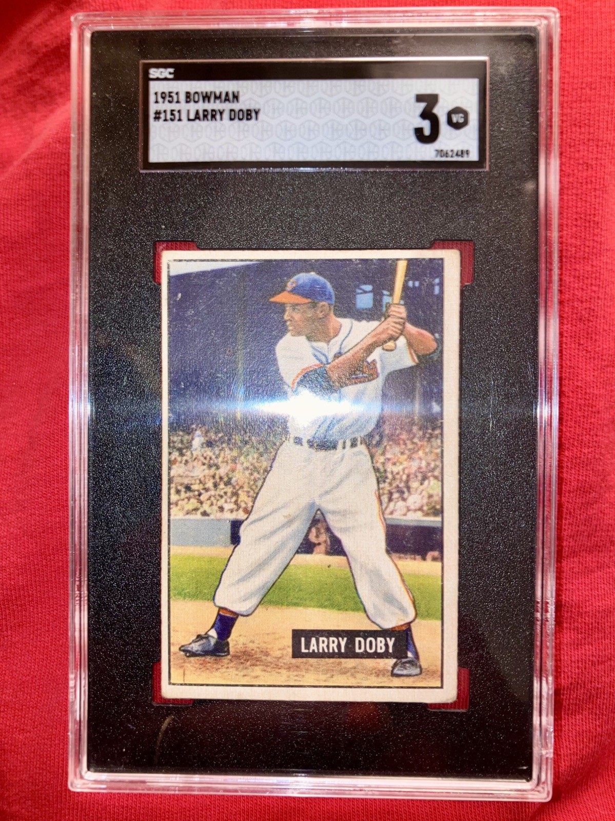 1951 Bowman Larry Doby #151 SGC 3.0  graded