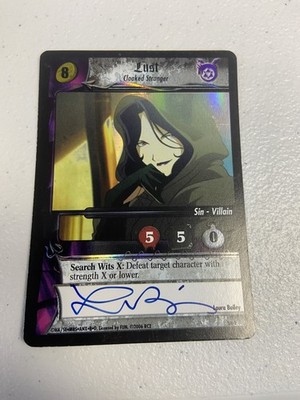 FULLMETAL ALCHEMISTLUST CLOAKED STRANGER SIGNED BY LAURA BAILEY