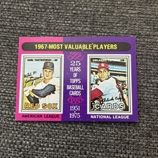 1975 Topps - Most Valuable Players Carl Yastrzemski, Orlando Cepeda #205