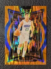 Tristan Da Silva 2024-25 Select  Concourse 83 Orange Flash Prizm Rookie Magic RC
