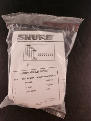 SHURE 90A8977 Hardware Kit BUMPER SET of 4 For Wireless Systems NEW