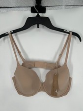 SKIMS Fits Everybody T Shirt Bra Padded Size 38B Mica Adjustable Straps Wired