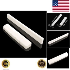 Real Bone Guitar Nut and Saddle Set for Classical Guitars - Enhance Tone