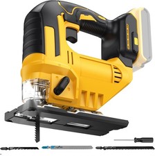 Cordless Jig Saw for DeWALT 20V Battery 0°-45° Bevel Cut Woodworking Jigsaw