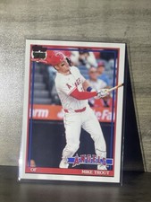 Topps 2026 Mike Trout 75th Anniversary Angels T91-1 Baseball Card